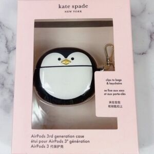 New Kate Spade Novelty Morty the Penguin AirPods Case ... 3rd Generation